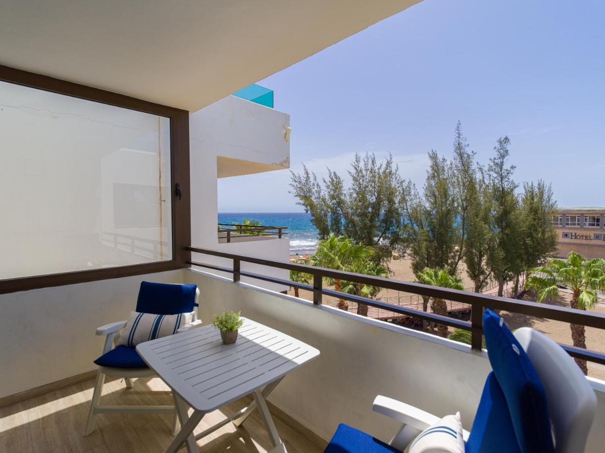 Precioso Apartamento En 1ª Linea De Mar San Agustín Esterno foto